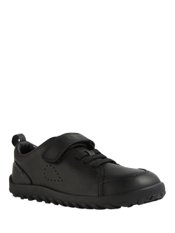 Bobux Kids' Prime Leather Barefoot Trainer Shoes, Black - view 2, Black