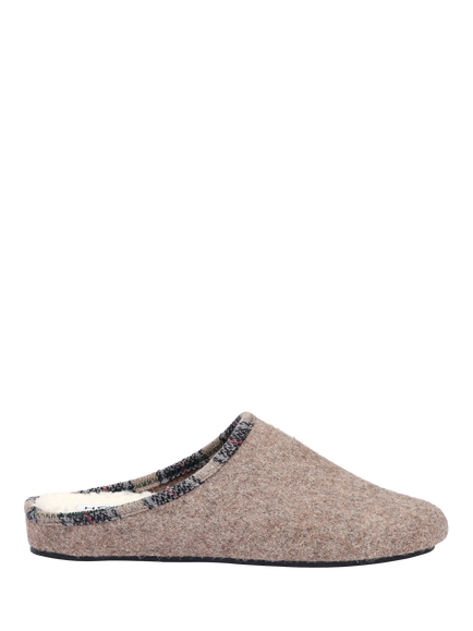 Hotter Snooze Felt Slippers, Biscuit, Biscuit
