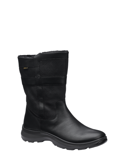 Hotter Frontier WP Waterproof Nubuck Calf Boots, Black - view 2, Black