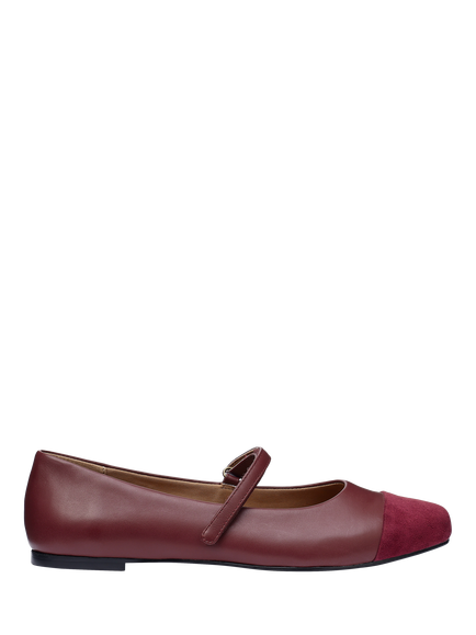 Hotter Sigrid Smart Mary Janes, Maroon