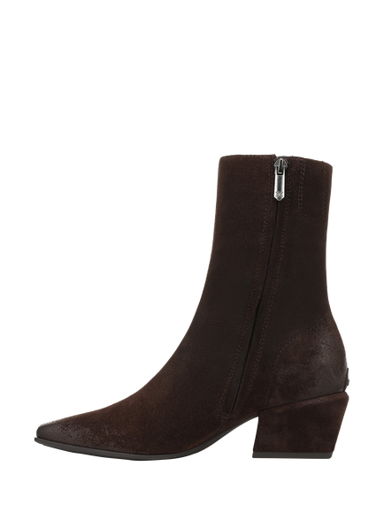 Sam Edelman Harmony Suede Ankle Boots, Espresso Bean - view 2, Espresso Bean