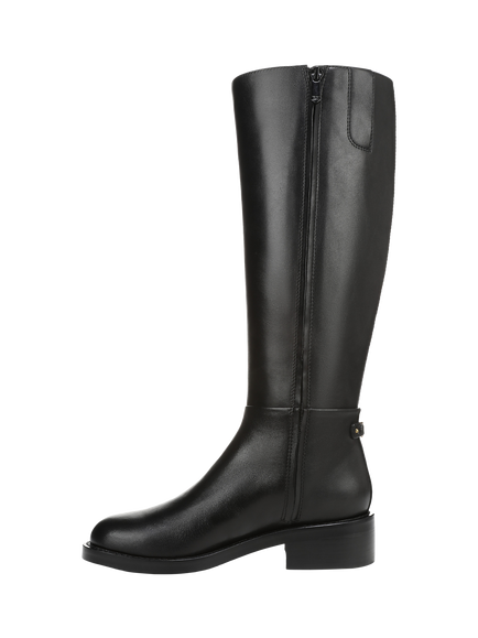 Sam Edelman Milla Leather Knee High Boots - view 2, Black