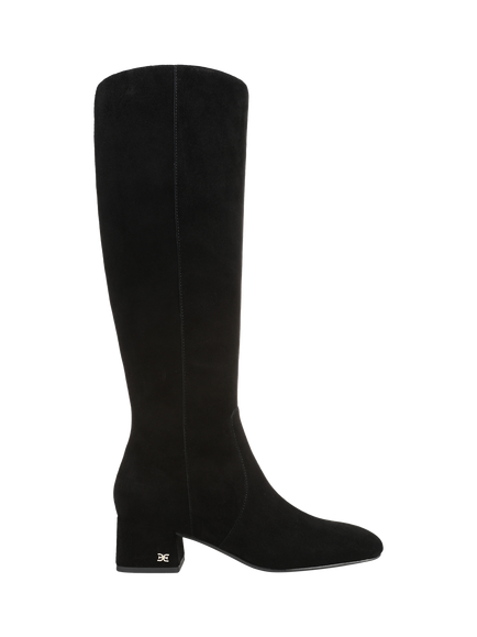Sam Edelman Porter Suede Knee High Boots, Black, Black