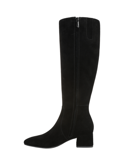 Sam Edelman Porter Suede Knee High Boots, Black - view 2, Black