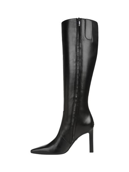 Sam Edelman Cassie Leather Knee High Boots, Black - view 2, Black