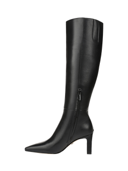 Sam Edelman Sylvia Leather Knee High Boots, Black - view 2, Black