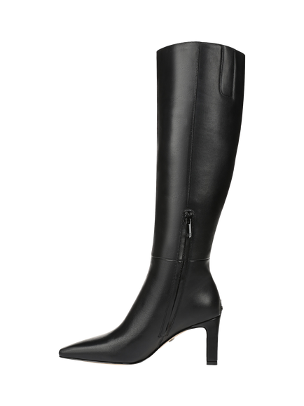 Sam Edelman Sylvia Leather Knee High Boots - view 2, Black
