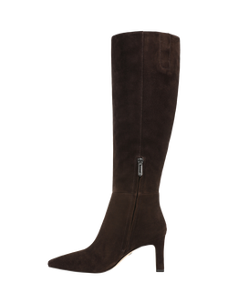 Sam Edelman Sylvia Suede Knee High Boots, Chocolate Brown - view 2, Chocolate Brown