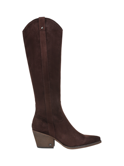 Sam Edelman Wyatt Suede Knee High Boots, Cafe Noir, Cafe Noir