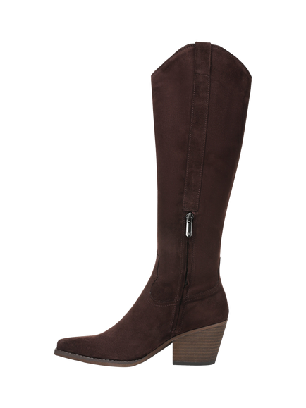 Sam Edelman Wyatt Suede Knee High Boots, Cafe Noir - view 2, Cafe Noir