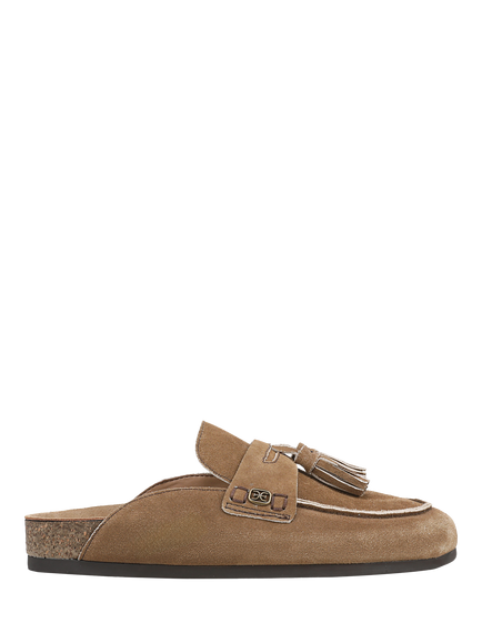 Sam Edelman Astrid Suede Mule Clogs, Light Terra Toffee, Light Terra Toffee
