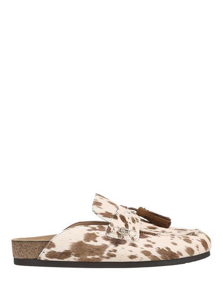 Sam Edelman Astrid Suede Mule Clogs, Taupe/Ivory, Taupe/Ivory