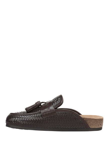 Sam Edelman Astrid Weave Mule Clogs, Cafe Noir - view 2, Cafe Noir
