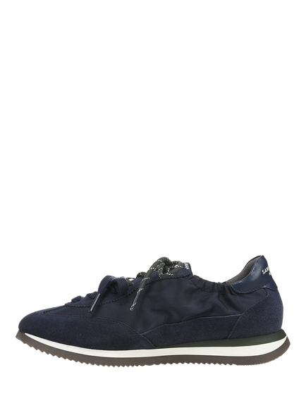 Sam Edelman Evara Lace Up Trainers - view 2, Navy