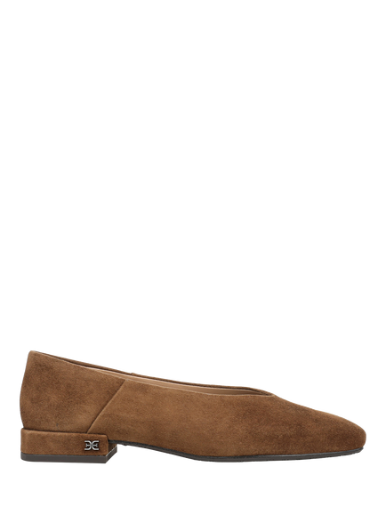 Sam Edelman Kasey Square Toe Ballerina Pumps, Warm Nutmeg