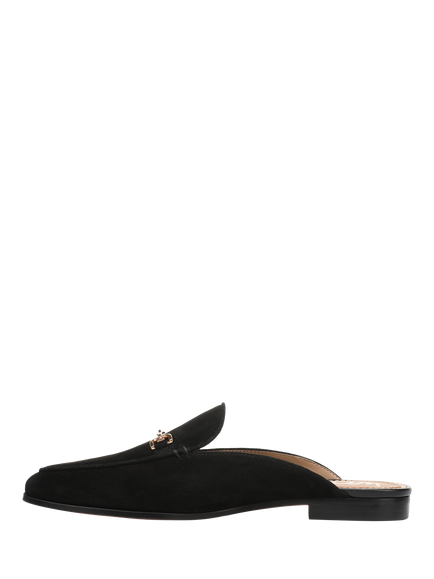 Sam Edelman Linnie Bit Suede Mules - view 2, Black
