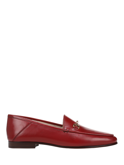 Sam Edelman Loraine Leather Loafers, Deep Scarlet, Deep Scarlet