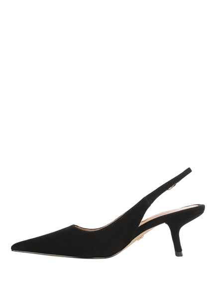 Sam Edelman Bianka Suede Slingback Pumps - view 2, Black