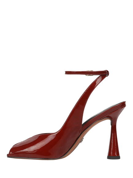 Sam Edelman Esme Peep Toe Ankle Strap Sandals - view 2, Brandy Brown