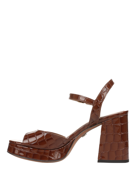 Sam Edelman Fleur Platform Sandals, Caramel - view 2, Caramel