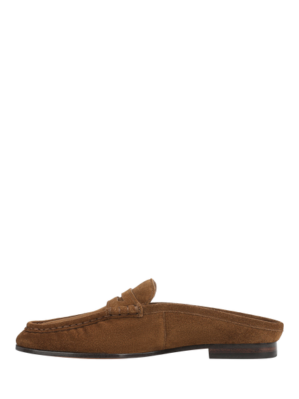 Sam Edelman Louella Suede Mules, Warm Nutmeg - view 2, Warm Nutmeg