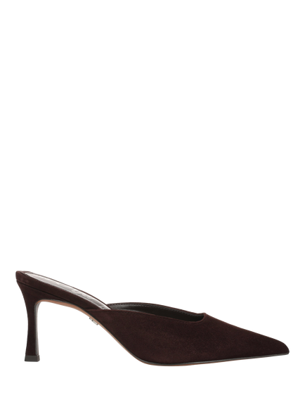 Sam Edelman Margeaux Suede Stiletto Heel Mules, Cafe Noir, Cafe Noir