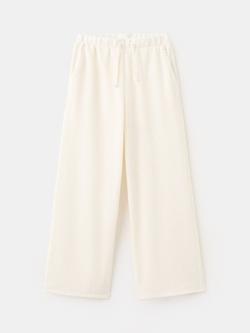 Mango Kids' Loose Fit Trousers, Raw, Raw