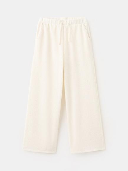 Mango Kids' Loose Fit Trousers, Raw, Raw