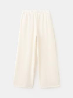 Mango Kids' Loose Fit Trousers, Raw - view 2, Raw