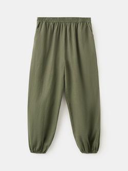 Mango Kids' Joggers, Khaki, Khaki