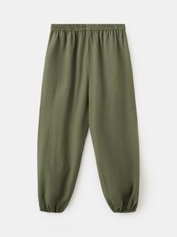 Mango Kids' Joggers, Khaki - view 2, Khaki