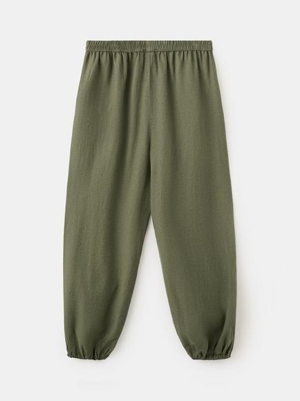 Mango Kids' Joggers, Khaki - view 2, Khaki