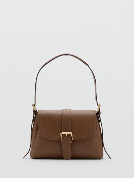 Mango Saddle Shoulder Bag, Camel, Camel
