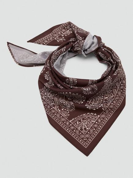 Mango Paisley Scarf, Chocolate - view 2, Chocolate