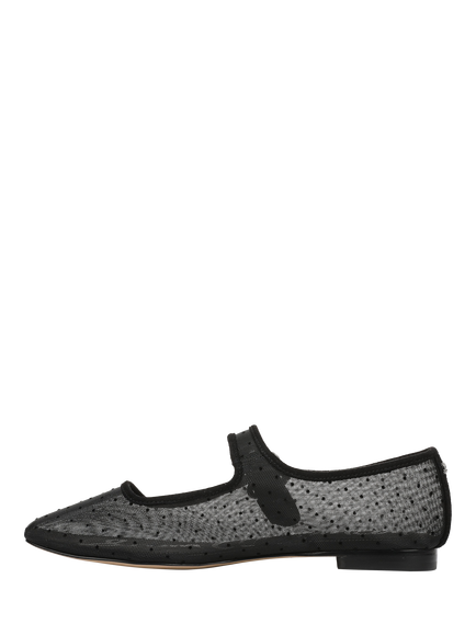 Sam Edelman Michaela Mesh 2 Mary Jane Ballerina Pumps, Black - view 2, Black