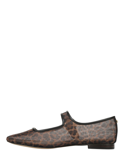 Sam Edelman Michaela Mesh 2 Mary Jane Ballerina Pumps, Brandy - view 2, Brandy