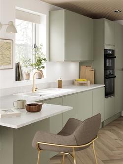 John Lewis Elements Eliot Fitted Kitchen, Sage
