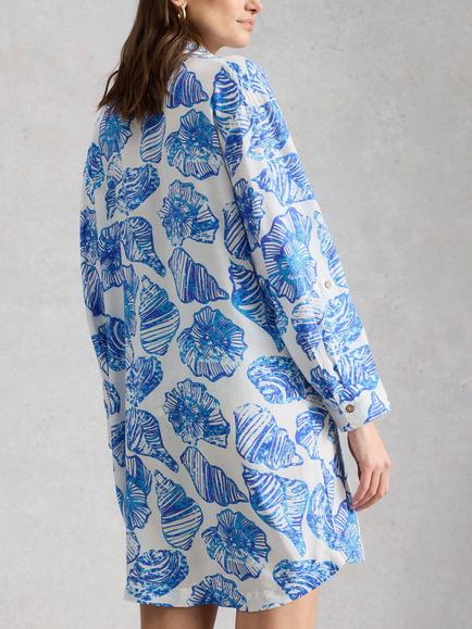 White Stuff Suzie Beach Shirt Dress, Ivory - view 2, Ivory