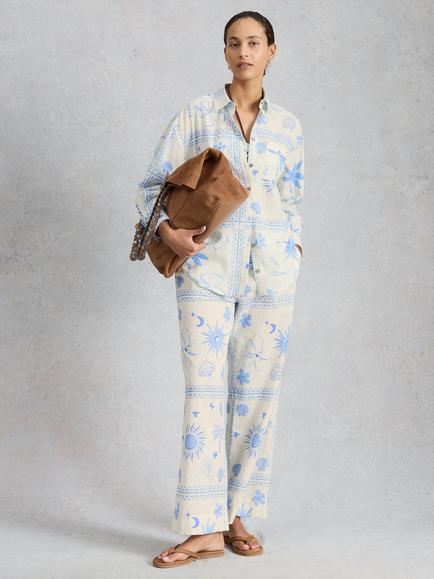 White Stuff Penny Beach Trousers, Ivory - view 2, Ivory