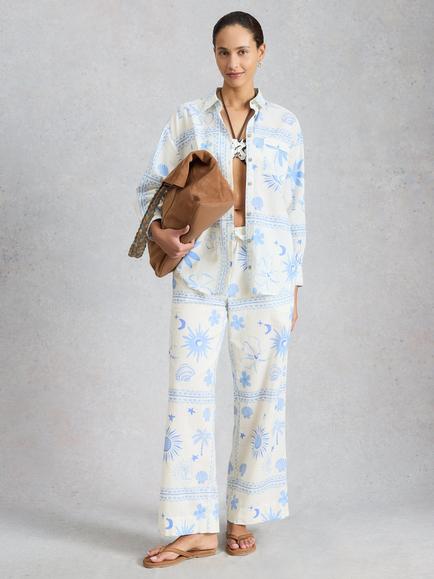 White Stuff Penny Beach Shirt, Ivory, Ivory