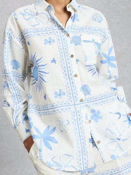 White Stuff Penny Beach Shirt, Ivory - view 2, Ivory
