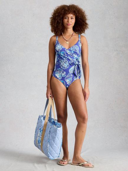 White Stuff Tabitha Swimsuit, Blue, Blue