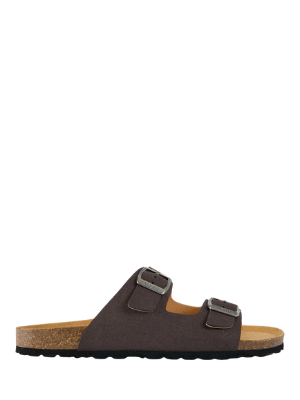 V.GAN Vegan Mango Comfort Soft Footbed Sandals, Grey