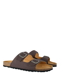 V.GAN Vegan Mango Comfort Soft Footbed Sandals - view 2, Grey
