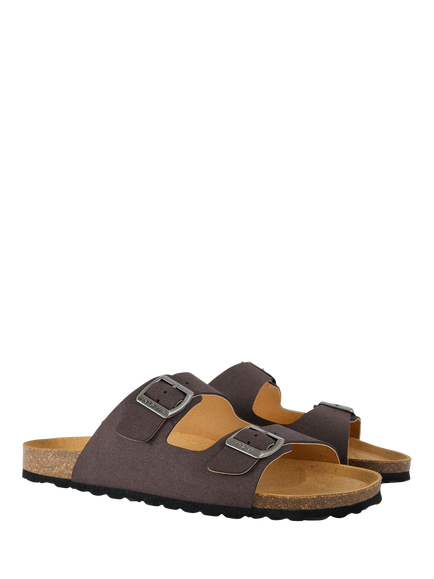 V.GAN Vegan Mango Comfort Soft Footbed Sandals - view 2, Grey