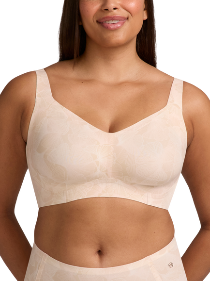 Evelyn & Bobbie Beyond Wire-Free Bra, Champagne Gingko, Champagne Gingko