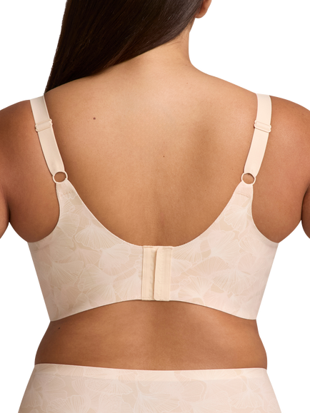 Evelyn & Bobbie Beyond Wire-Free Bra, Champagne Gingko - view 2, Champagne Gingko