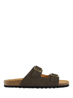V.GAN Vegan Mango Comfort Soft Footbed Sandals, Olive