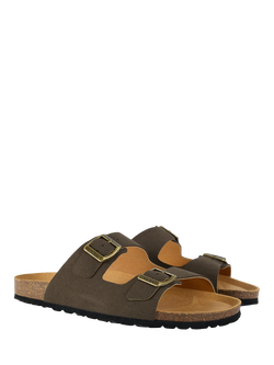 V.GAN Vegan Mango Comfort Soft Footbed Sandals - view 2, Olive