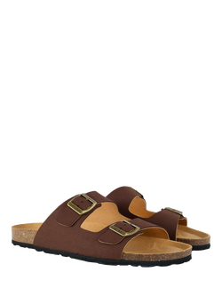 V.GAN Vegan Mango Comfort Soft Footbed Sandals - view 2, Brown